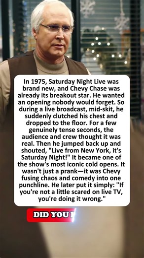 What Happened When Chevy Chase Faked a Heart Attack