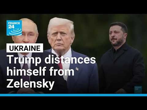 Trump, Zelensky clash over diesel deal as Russian strikes kill 21 • FRANCE 24 English