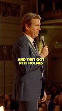 The first time I opened for John Mulaney. From my show “Crashing” on HBO #peteholmes #standupcomedy
