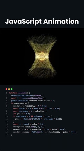 INSANE 3D Particle Animation Using JavaScript!