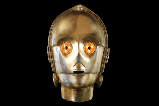 This C-3PO head from 'The Empire Strikes Back' just sold for more than $1 million at auction