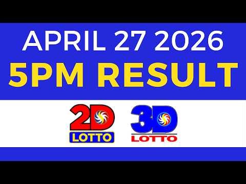 5PM Lotto Result April 27 2026 | EZ2 Swertres PCSO