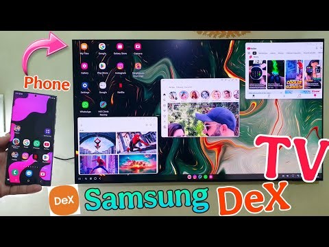 How To Use Samsung Dex On TV With Phone | Use Samsung DeX Wireless On TV With Mobile Phone