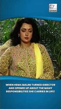 From Dream Girl To Director: Hema Malini Reflects On Her Life, Career & Family✨ #hemamalini