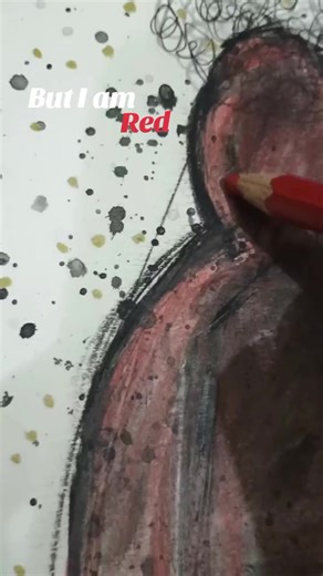 Red Abstract Art Exploration | New Mediums