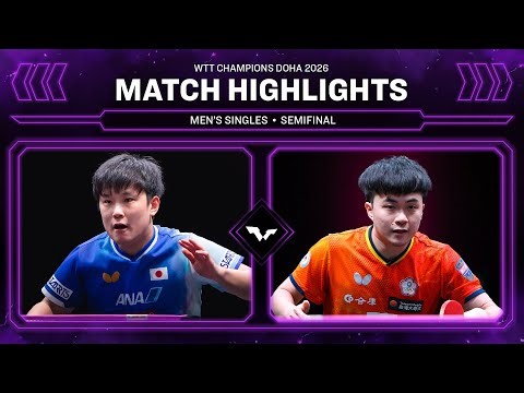 Tomokazu Harimoto vs Lin Yun-Ju | MS SF | WTT Champions Doha 2026