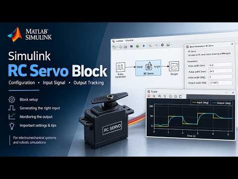 Simulink RC Servo Block Tutorial | Configuration, Input Signal & Output Tracking