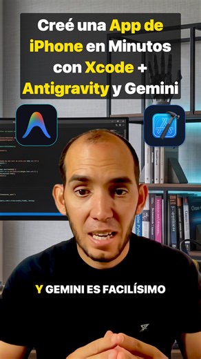 Creé una App de iPhone en Minutos con Xcode + Antigravity y Gemini