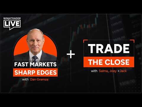 NinjaTrader Live | How to Trade Headline-Driven Markets with Dan Gramza | Trade the Close (5/13/26)