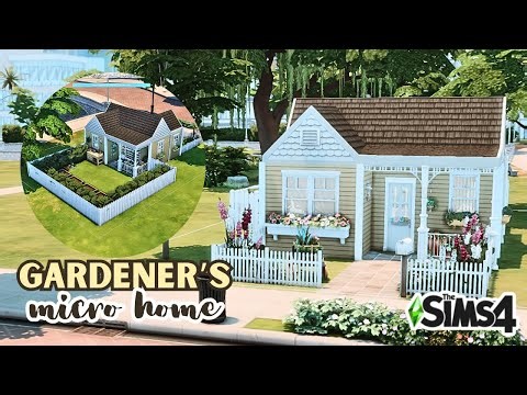 Gardener's Micro Home🪴| The Sims 4 Speed Build | No CC