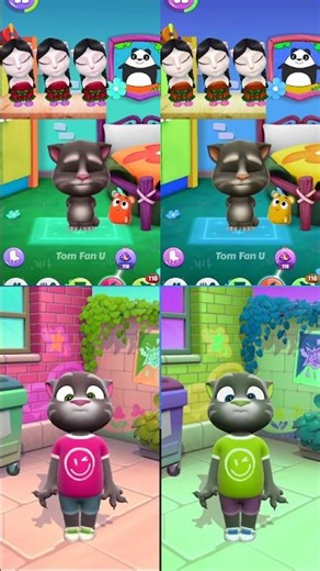 Tom Wake up My Talking Tom 2 #shorts #tom #animation #cartoon #mytalkingtom2 #trend1