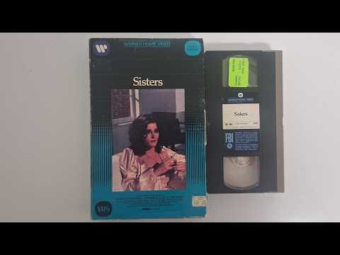 Opening to Sisters 1981 VHS 60fps
