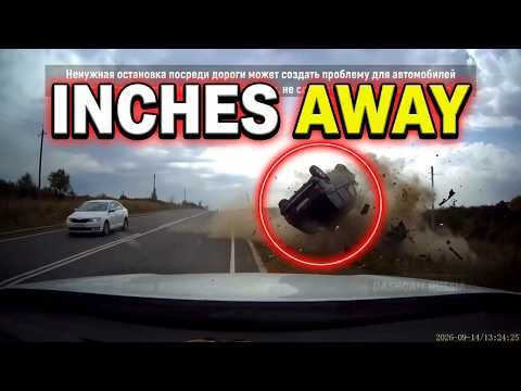 Closest Calls Ever Recorded By Drivers Scary Crash Car Moments & Russian Dashcam Videos &147