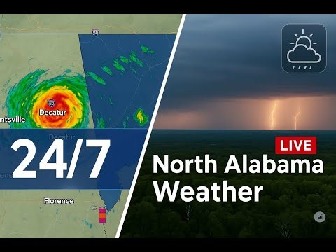 North Alabama & Southern Tennessee Weather | 24/7 Live AI Stream