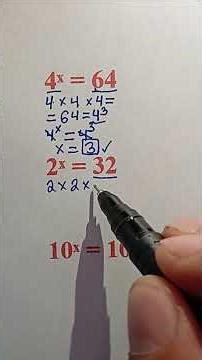 How to Make Exponential Equations Easy | Full Tutorial #mathematica #math #basicproblems #mathstrick