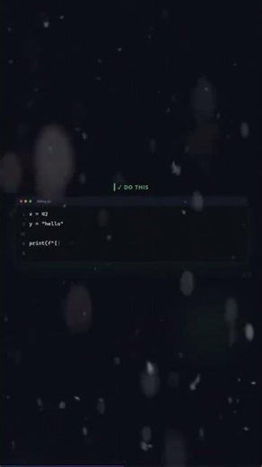 Tip #3 — F-String Debugging with = #python #pythontips #fyp #programming