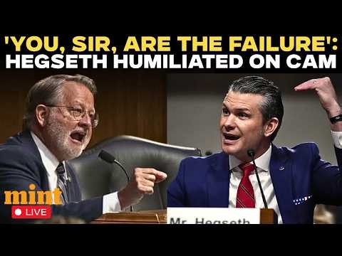 US Senate LIVE | Explosive Senate Clash As Peters Grills Hegseth Over America’s Iran War Endgame