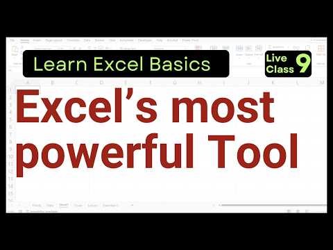 Pivot Tables & Charts (Live class 2)