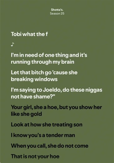 Shotta’s. - Season 25 (Lyrics) #shottas #season25 #lyrics #bluemusicdm