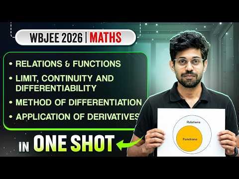 Relations and Functions, Continuity and Differentiability in One Shot 💯 CLASS 12 MATHS WBJEE 2026