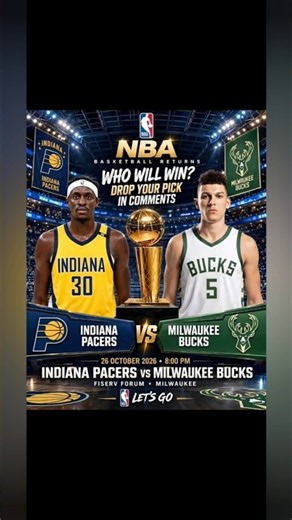 MILWAUKEE BUCKS VS INDIANA PACERS | NBA