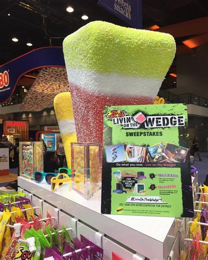 Ice Cream Cone Display | Giveaway display, Event prizes, Trade show raffle ideas