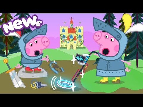 Peppa's SUPER FUTURISTIC Metal Detector 🏰 SECRET ITEM FOUND! 🔑 Peppa Pig Tales 2026 🐷 BRAND NEW