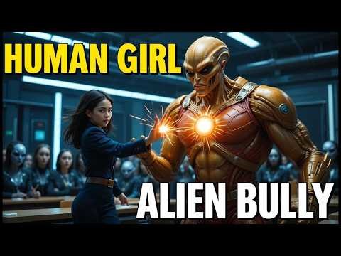 Human Girl Defeats 7ft Alien Bully in Physics Class | NEXORA Stories