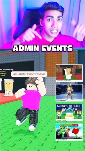 ALL ADMIN EVENTS TODAY ON ROBLOX 😱