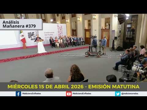 🔴 #EnVivo | Conferencia Mañanera de la Presidenta Claudia Sheinbaum | Miércoles 15 de Abril 2026