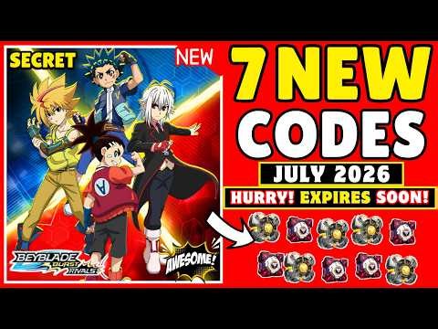 ⚠️☑️ JULY • REAL CODES ⚠️ BEYBLADE BURST RIVALS PROMO CODES 2026 -BEYBLADE BURST RIVALS CODES