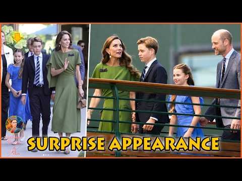 Prince George and Princess Charlotte MELT HEARTS Following William and Catherine to Wimbledon Final