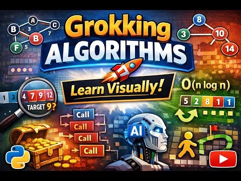 Grokking Algorithms 🚀 | Algorithms & Data Structures Explained Visually