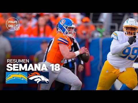 Los Angeles Chargers vs. Denver Broncos | Resumen NFL en español - Semana 18 | NFL Highlights 2025