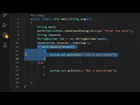 Palindrome Program in Java 🔁 | Java Coding @Techno_CodeX-v1l 
