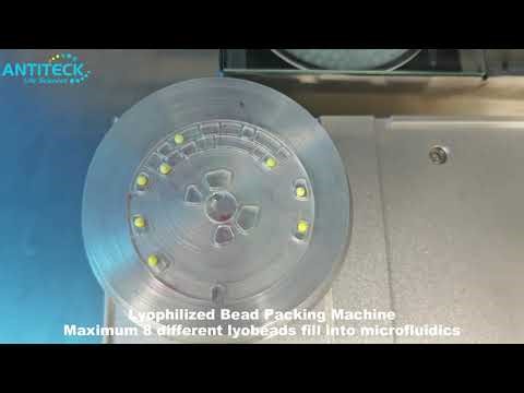 Lyophilized Bead Packing Machine - Fully Automatically Fill 8 Different Lyobeads into Microfluidics