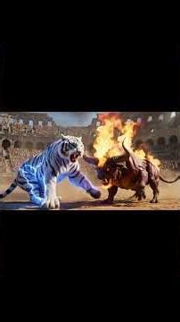 💀 Ultimate Jungle Battle: Tiger vs Iron Bull 🐂🔥
