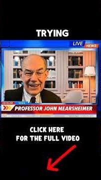 Prof. John Mearsheimer
