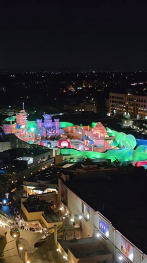 Universal_Studios_Life on Instagram: "Universal Studios Hollywood, California 📍🌐 @unistudios Views of the lower lot l, in the distance Super Nintendo World an immersive themed land at Universal Studios Hollywood that brings the Super Mario universe to life, featuring rides like Mario Kart: Bowser's Challenge, interactive experiences, themed dining at Toadstool Cafe. HaVe FuN creating your memories! #universalstudios #supernintendoworld #instagramreels #ghosthusters #universalstudioshollywood "