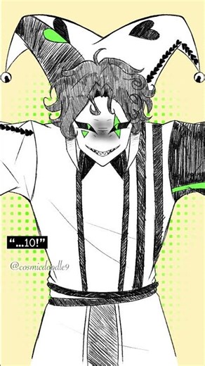 He’s a menace…😭 #harlequin #thefreakcircus #tfc #art #freakcircus #jester #meme #ytshorts