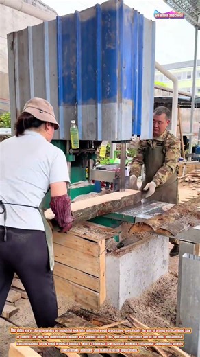 The Art of Vertical Band Saw Log Cutting and Primary Conversion