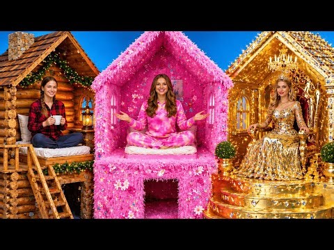 Budget vs Luxury vs Billionaire SECRET ROOM CHALLENGE! Who Wins? by 123 GO!