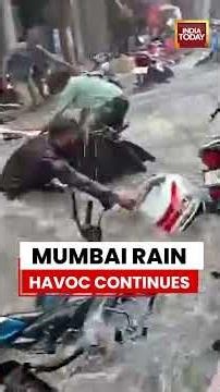 Mumbai Rain Havoc Continues: Waterlogging, Traffic Disruptions Hit City #mumbairains #mumbai