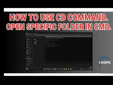 How to change location CD change director command in windows #india #ihope
