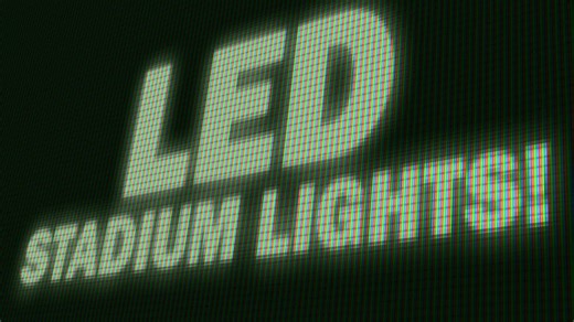 Photoshop tutorial: How to create LED stadium lights of text & graphics!