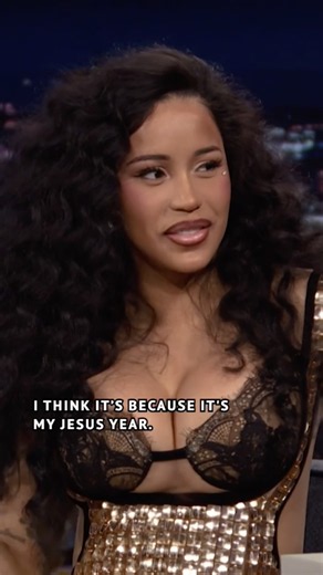 #CardiB is in her Jesus year ✨ #FallonTonight