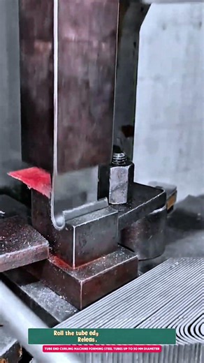 Tube End Curling Machine Forming Steel Tubes up to 50 mm Diameter