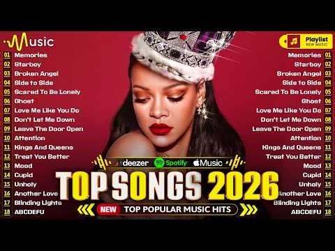 Billboard Hot 100 💎 Pop Songs 2026 🍁 Rihanna, Selena Gomez, Adele, Bruno Mars, The Weeknd, Dua Lipa