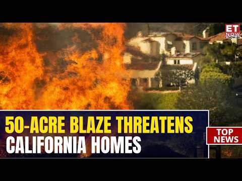 Los Angeles Wildfire Scare! Fires Erupt in Azusa, Malibu and Sun Valley Amid Dangerous Wind Warning