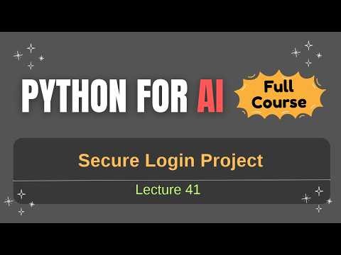 Secure Login Python Project | Python Programming Tutorial for Beginners